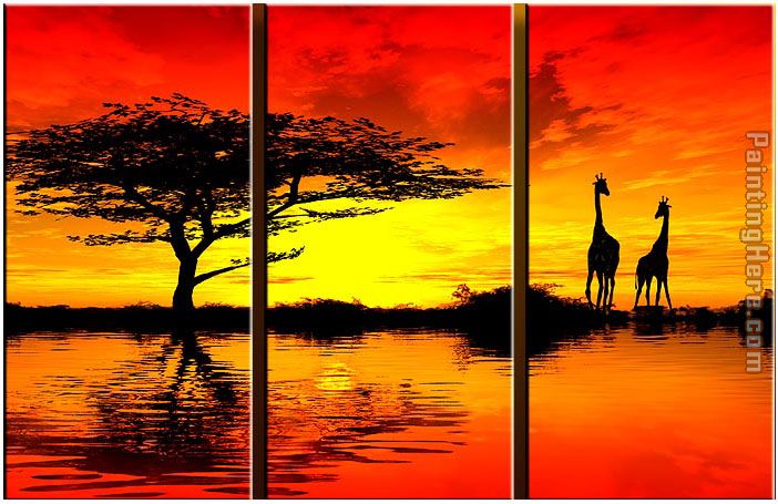 An African Sunset