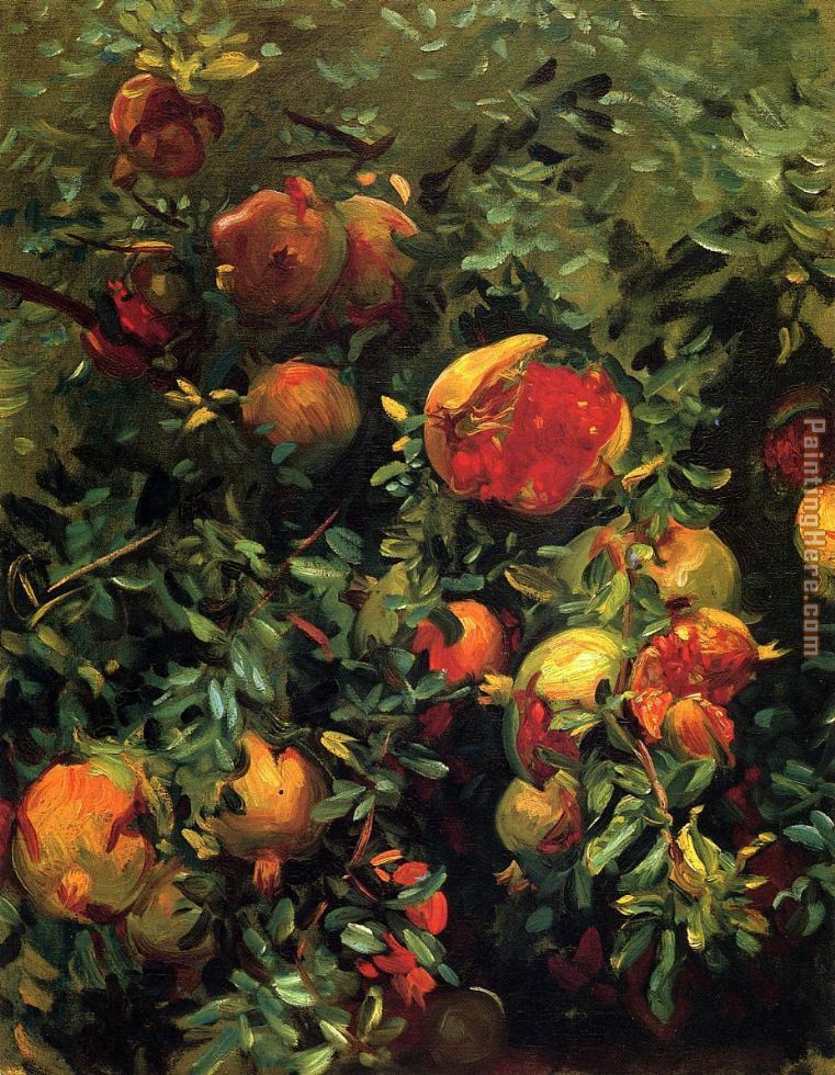 John Singer Sargent Pomegranates