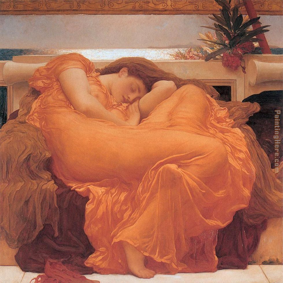 Lord Frederick Leighton Leighton Flaming June