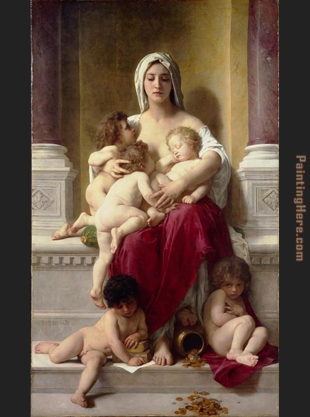 William Bouguereau Charity