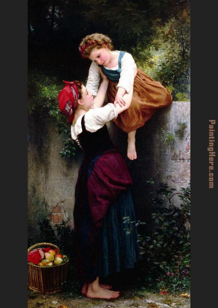 William Bouguereau Little Thieves