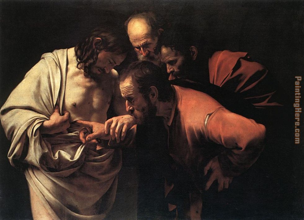 Caravaggio The Incredulity of Saint Thomas