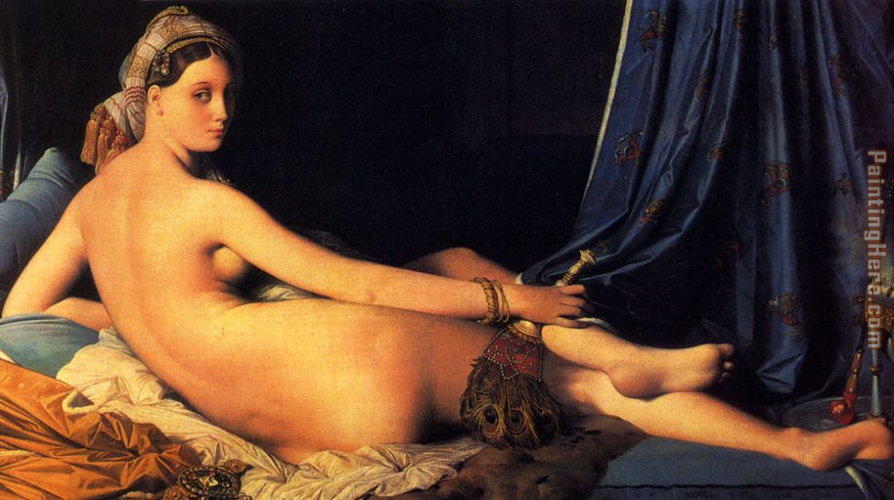 Jean Auguste Dominique Ingres The Grande Odalisque