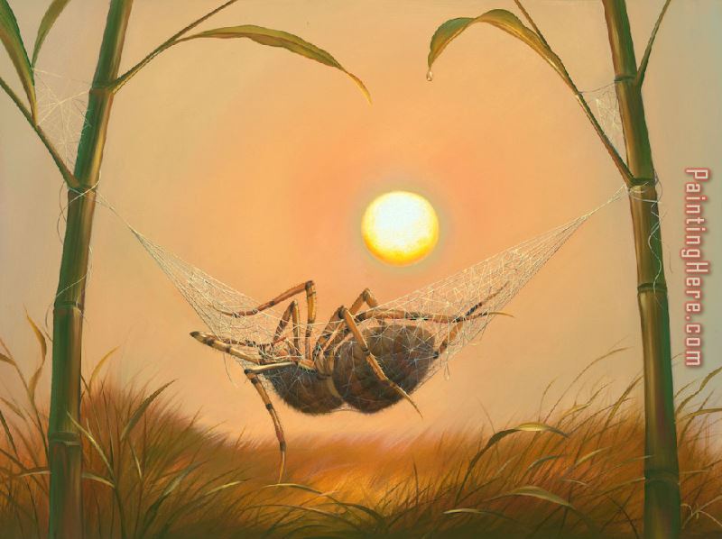 Vladimir Kush In The Web of Bliss